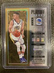 Stephen Curry [Playoff Ticket] Basketball Cards 2017 Panini Contenders Prices