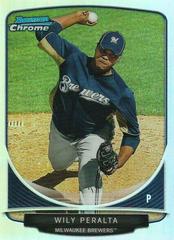 Wily Peralta #MB1 Baseball Cards 2013 Bowman Chrome Cream of the Crop Mini Refractor Prices