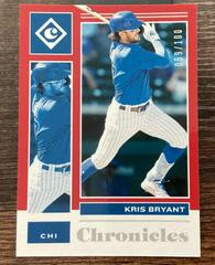 Kris Bryant [Red] #5 Baseball Cards 2021 Panini Chronicles Prices