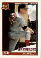 Joe Morgan Baseball Cards 1991 Topps Prices