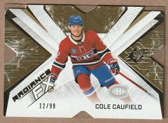 Cole Caufield [Gold] #RFX-41 Hockey Cards 2022 SPx Radiance FX Prices