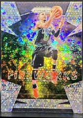 Jayson Tatum [Fast Break Prizm] #26 Basketball Cards 2018 Panini Prizm Fireworks Prices