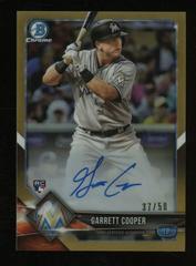 Garrett Cooper [Gold Refactor] #BCRA-GC Baseball Cards 2018 Bowman Chrome Rookie Autographs Prices