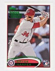 Bryce Harper [Green] Baseball Cards 2018 Topps Archives Rookie History Prices