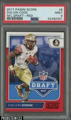 Dalvin Cook [Red] #8 Football Cards 2017 Panini Score NFL Draft Prices
