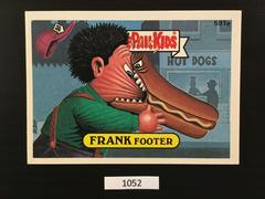 FRANK Footer #591a 1988 Garbage Pail Kids Prices