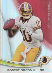 Robert Griffin III #12 Football Cards 2013 Topps Platinum Prices