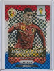 Eden Hazard [Red White Blue Power Plaid] Soccer Cards 2014 Panini Prizm World Cup Stars Prices