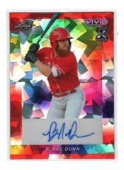 Blake Dunn [Red Crystal] #BA-BD1 Baseball Cards 2023 Leaf Vivid Autograph Prices