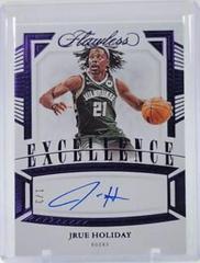 Jrue Holiday [Amethyst] #3 Basketball Cards 2022 Panini Flawless Excellence Signature Prices