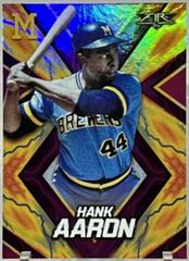 Hank Aaron [Magenta] Baseball Cards 2017 Topps Fire Prices