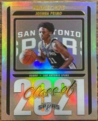 Joshua Primo Basketball Cards 2021 Panini Hoops Class Of Prices
