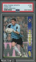 Casillas #164 Soccer Cards 2004 Panini Sports Mega Cracks Prices