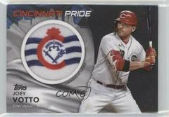 Joey Votto #CFP-JV Baseball Cards 2022 Topps City Flag Patch Relics Prices