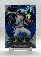 Andre Dawson [Navy Blue Ice] Baseball Cards 2023 Panini Chronicles Crusade Prices