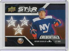 Anthony Beauvillier #3S-9 Hockey Cards 2022 Upper Deck Credentials 3rd Star of the Night Prices