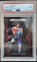 LaMelo Ball [Red] #1 Basketball Cards 2021 Panini Obsidian Prices