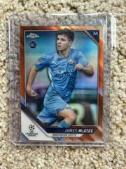 James Mcatee [Orange Refractor] Soccer Cards 2021 Topps Chrome UEFA Champions League Prices