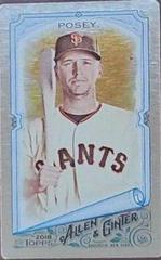 Buster Posey [Mini Metal] #392 Baseball Cards 2018 Topps Allen & Ginter Prices
