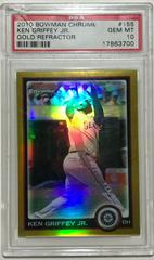 Ken Griffey Jr. [Gold Refractor] Baseball Cards 2010 Bowman Chrome Prices