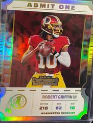 Robert Griffin III #AO-RGI Football Cards 2022 Panini Contenders Admit One Prices