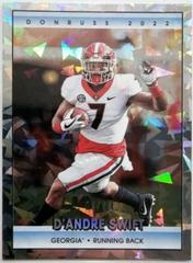 D'Andre Swift [Cracked Ice] #7 Football Cards 2022 Panini Chronicles Draft Picks Donruss Retro Prices