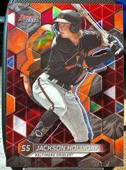 Jackson Holliday [Red] #TP-12 Baseball Cards 2023 Bowman's Best Top Prospects Prices