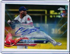 Rafael Devers [Gold Refractor] Baseball Cards 2018 Topps Chrome Update Autographs Prices