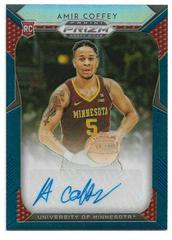 Amir Coffey [Blue Prizm] #120 Basketball Cards 2019 Panini Prizm Draft Picks Autographs Prices
