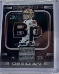Brock Purdy [Red Electric Etch] #85 Football Cards 2023 Panini Obsidian Prices