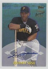 Jovanny Sosa [Certified Autograph] #TTA60 Baseball Cards 2000 Topps Traded Prices