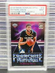 Anthony Davis [Purple] #19 Basketball Cards 2018 Panini Donruss Optic Franchise Features Prices