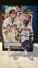Ronald Acuna Jr. [Class 1 Blue] Baseball Cards 2022 Topps Gold Label Prices