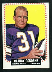 Clancy Osborne #149 Football Cards 1964 Topps Prices