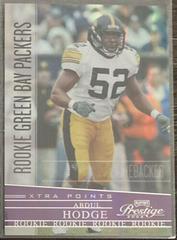 Abdul Hodge [Xtra Points Purple] #152 Football Cards 2006 Playoff Prestige Prices