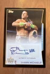 Shawn Michaels [Black] Wrestling Cards 2014 Topps WWE Autographs Prices