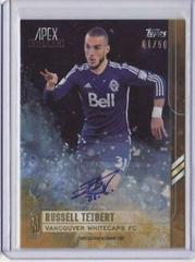 Russell Teibert [Gold Autograph] #10 Soccer Cards 2015 Topps Apex MLS Prices