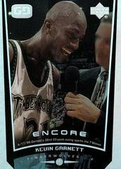 Kevin Garnett Basketball Cards 1998 Upper Deck Encore Prices
