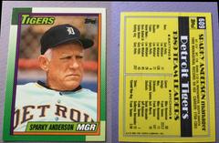 Sparky Anderson #609 Baseball Cards 1990 Topps Tiffany Prices