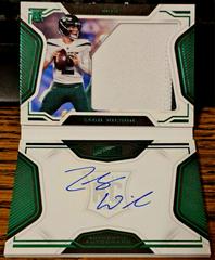 Zach Wilson [Jersey Autograph Green] Football Cards 2021 Panini Playbook Prices