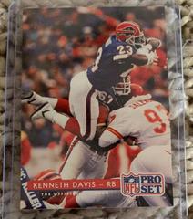 Kenneth Davis Football Cards 1992 Pro Set Prices