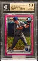 Bobby Witt Jr. [Pink Refractor Mega Box Mojo] #BCP-160 Baseball Cards 2020 Bowman Chrome Prospects Prices