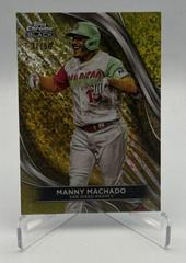 Manny Machado [Gold Mini-Diamond Refractor] #14 Baseball Cards 2024 Topps Chrome Black Prices