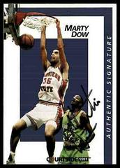 Marty Dow #16 Basketball Cards 1991 Courtside Prices