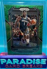 Zion Williamson [Green Shimmer] Basketball Cards 2022 Panini Prizm Prices