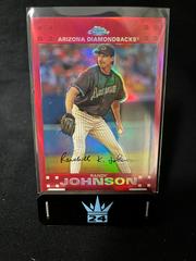 Randy Johnson [Red Refractor] #240 Baseball Cards 2007 Topps Chrome Prices