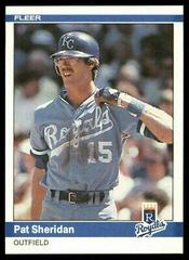 Pat Sheridan #357 Baseball Cards 1984 Fleer Prices