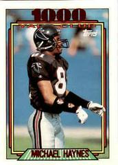 Michael Haynes Football Cards 1992 Topps 1000 Yard Club Prices