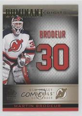 Martin Brodeur [Gold] Hockey Cards 2020 SP Signature Edition Legends Dominant Digits Prices