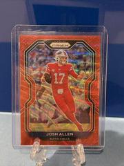 Josh Allen [Red Shimmer Prizm] Football Cards 2020 Panini Prizm Prices
